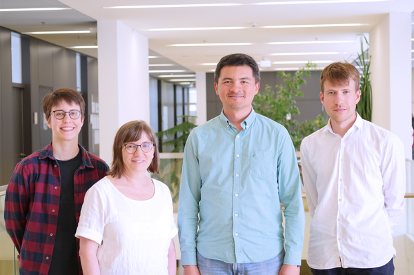 Gruppenfoto mit den Teammitgliedern