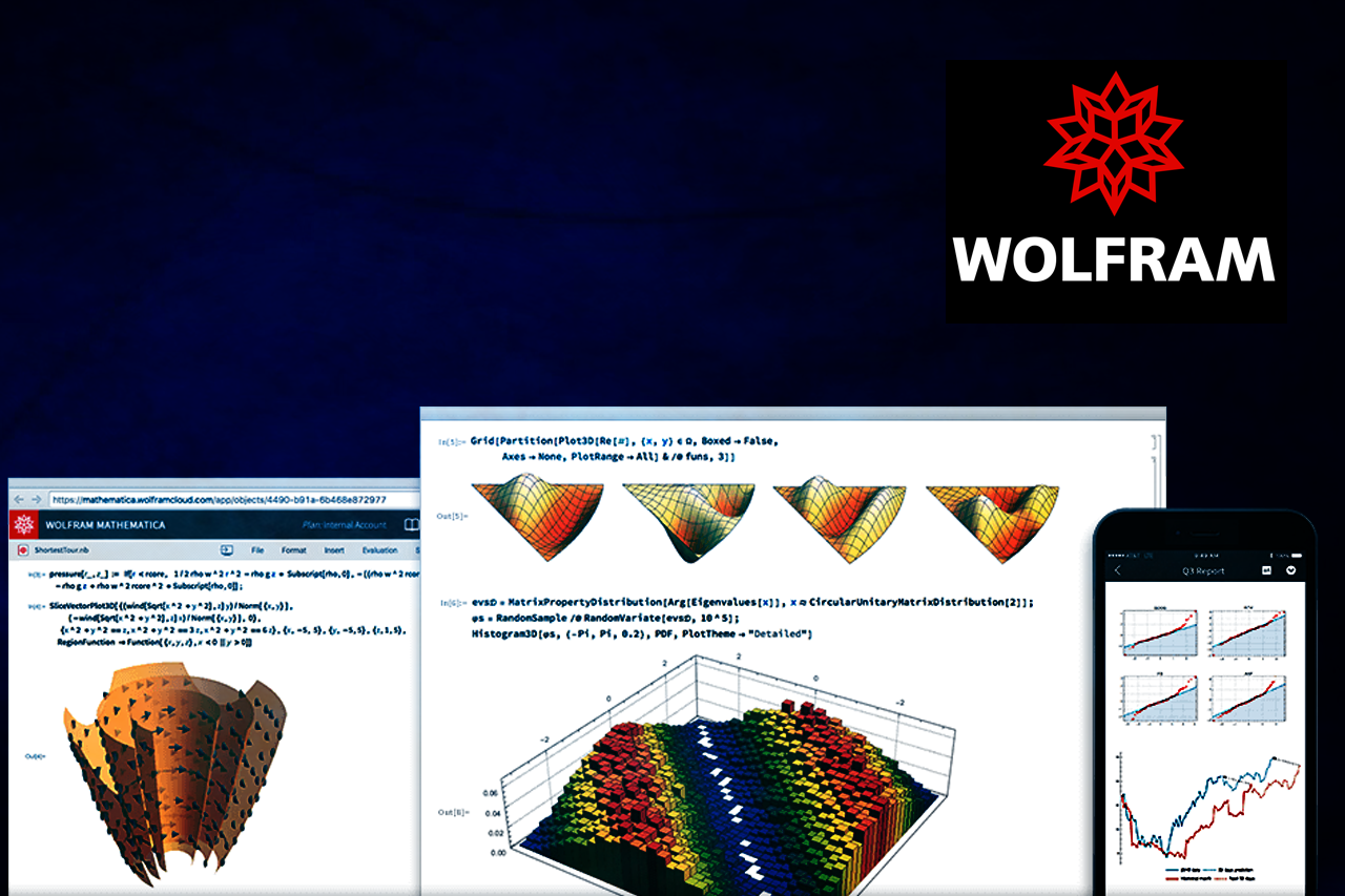 Software Wolfram Mathematica copyright Wolfram