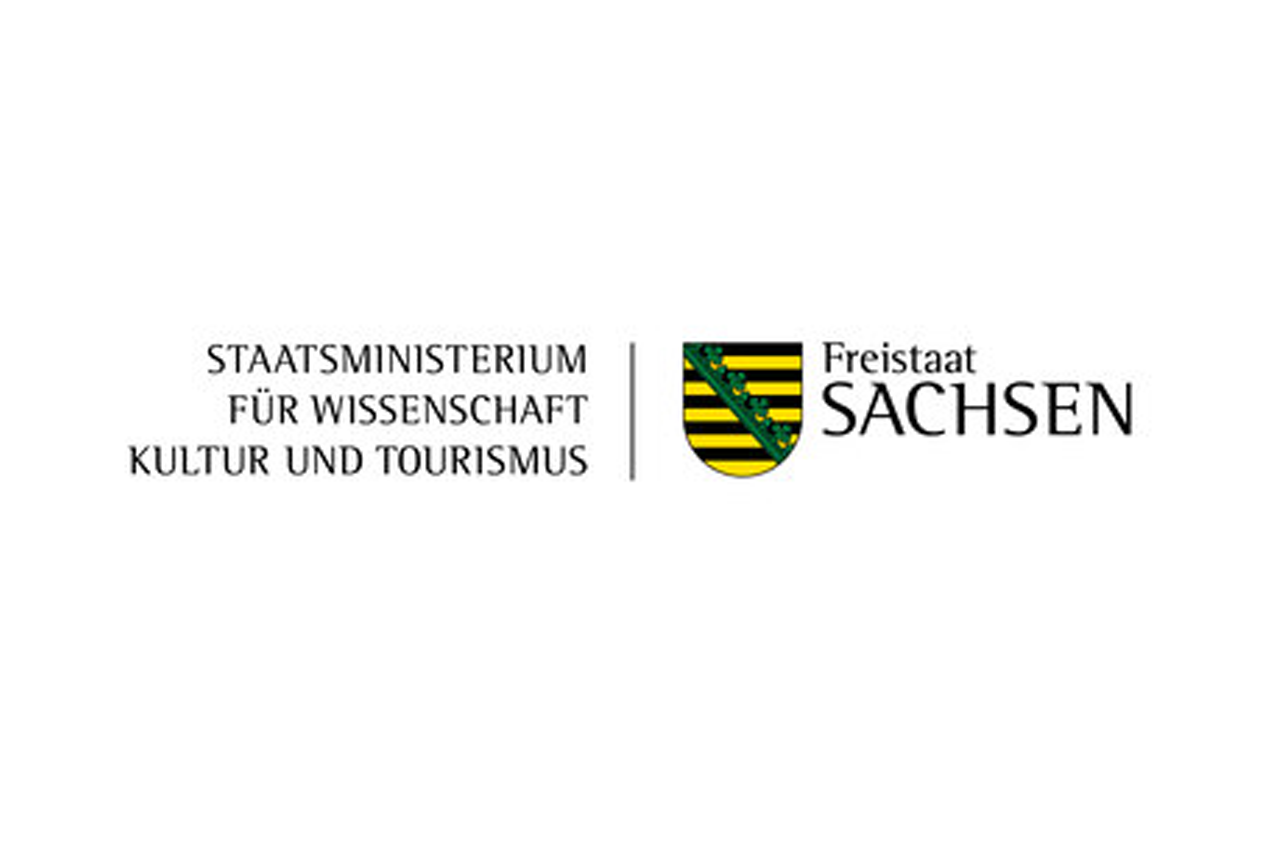 Logo Sächsisches Staatsministerium für Wissenschaft, Kultur und Tourismus/bei Verlinkung führt Link zur Website